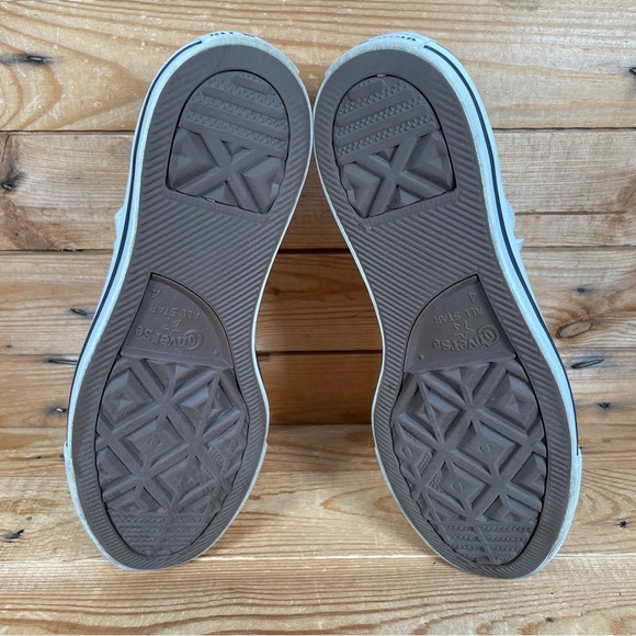 CONVERSE All Star Trainers Size UK 4 Womens White Canvas Lace Up Casual Shoes - Picture 8 of 13